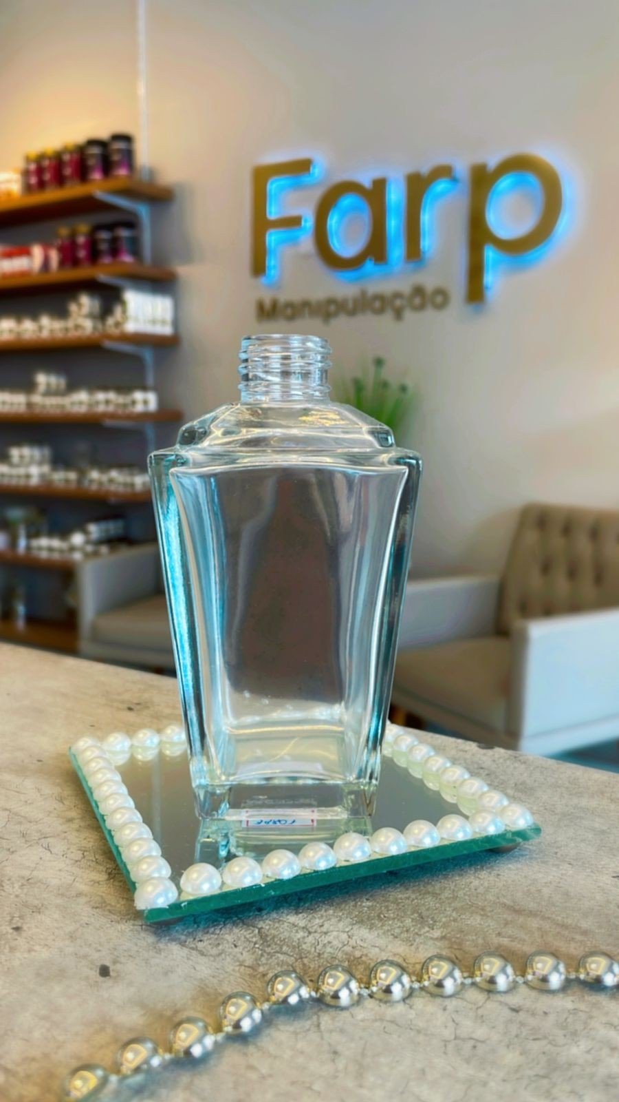 Vidro Trapesio 200ml (39807)