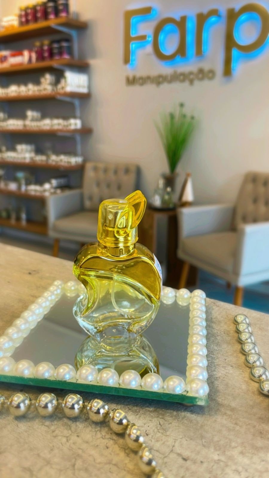 Vidro Spray maça dourada 15ml (790733)