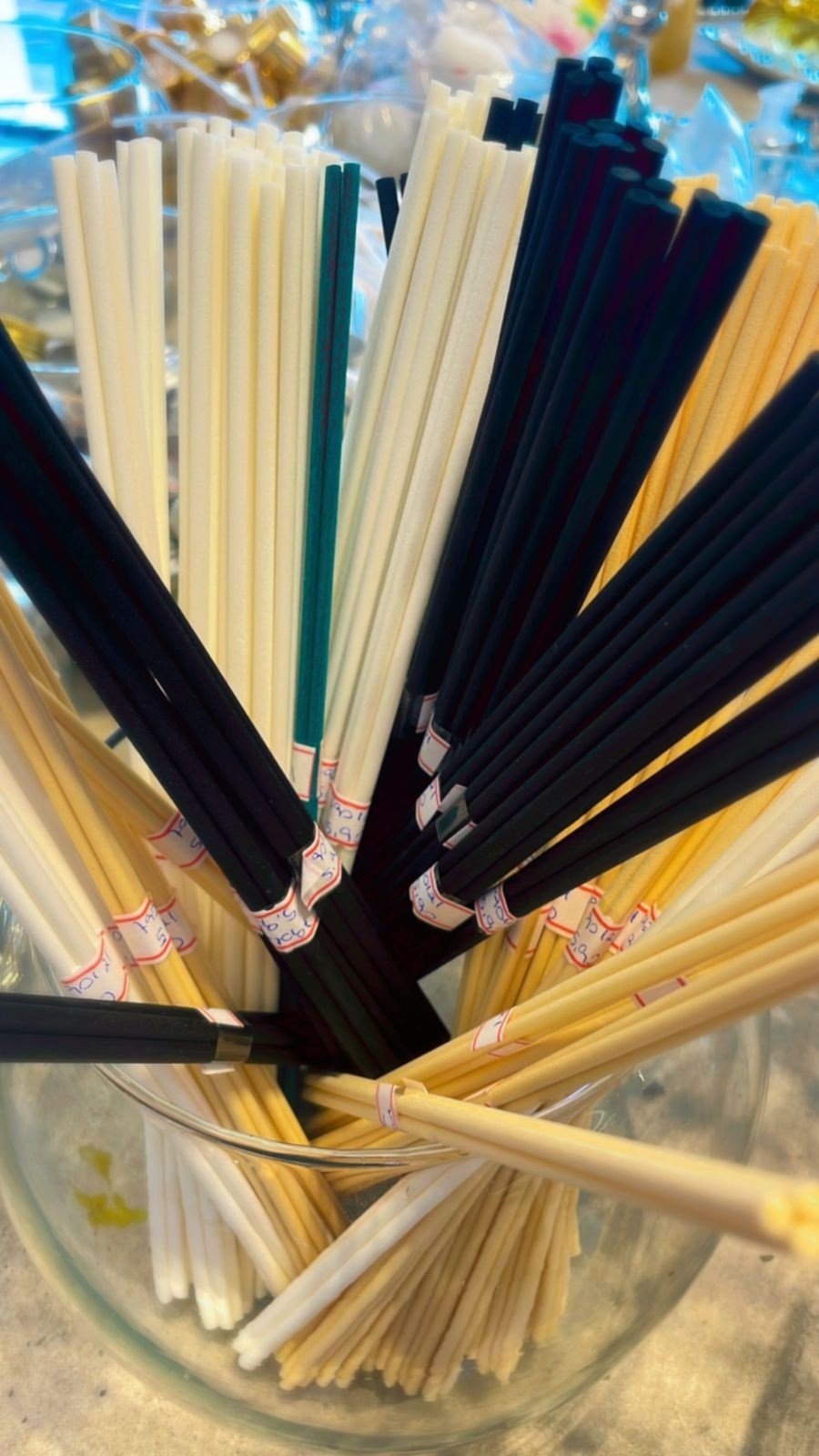 Varetas de Fibra de Arroz cada 4 unidades