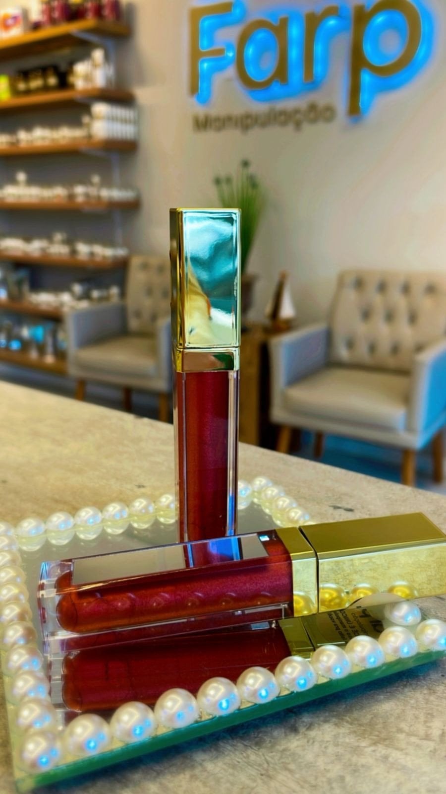 Lip Gloss Vermelho Marsala 