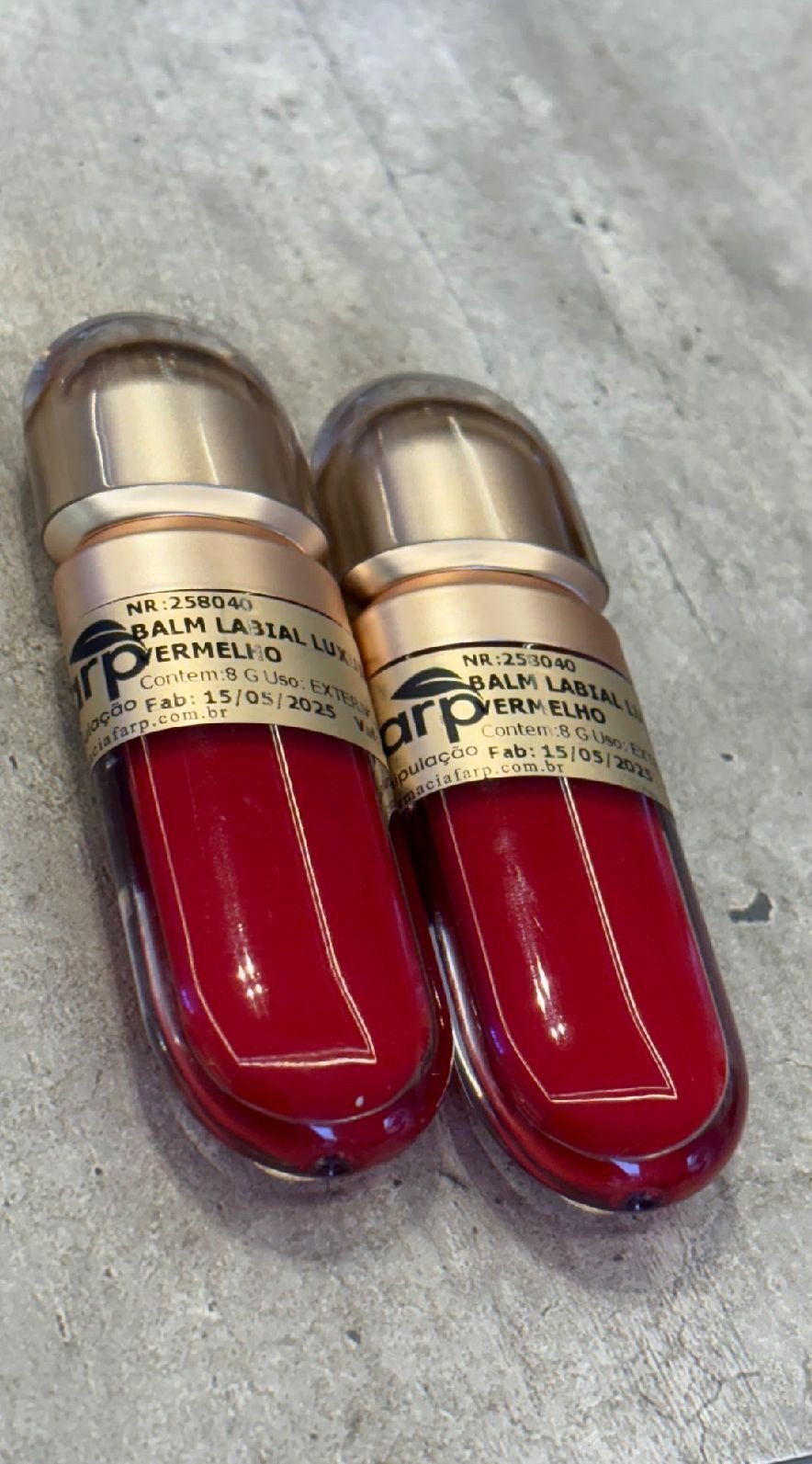 Balm labial luxury Vermelho (790779)