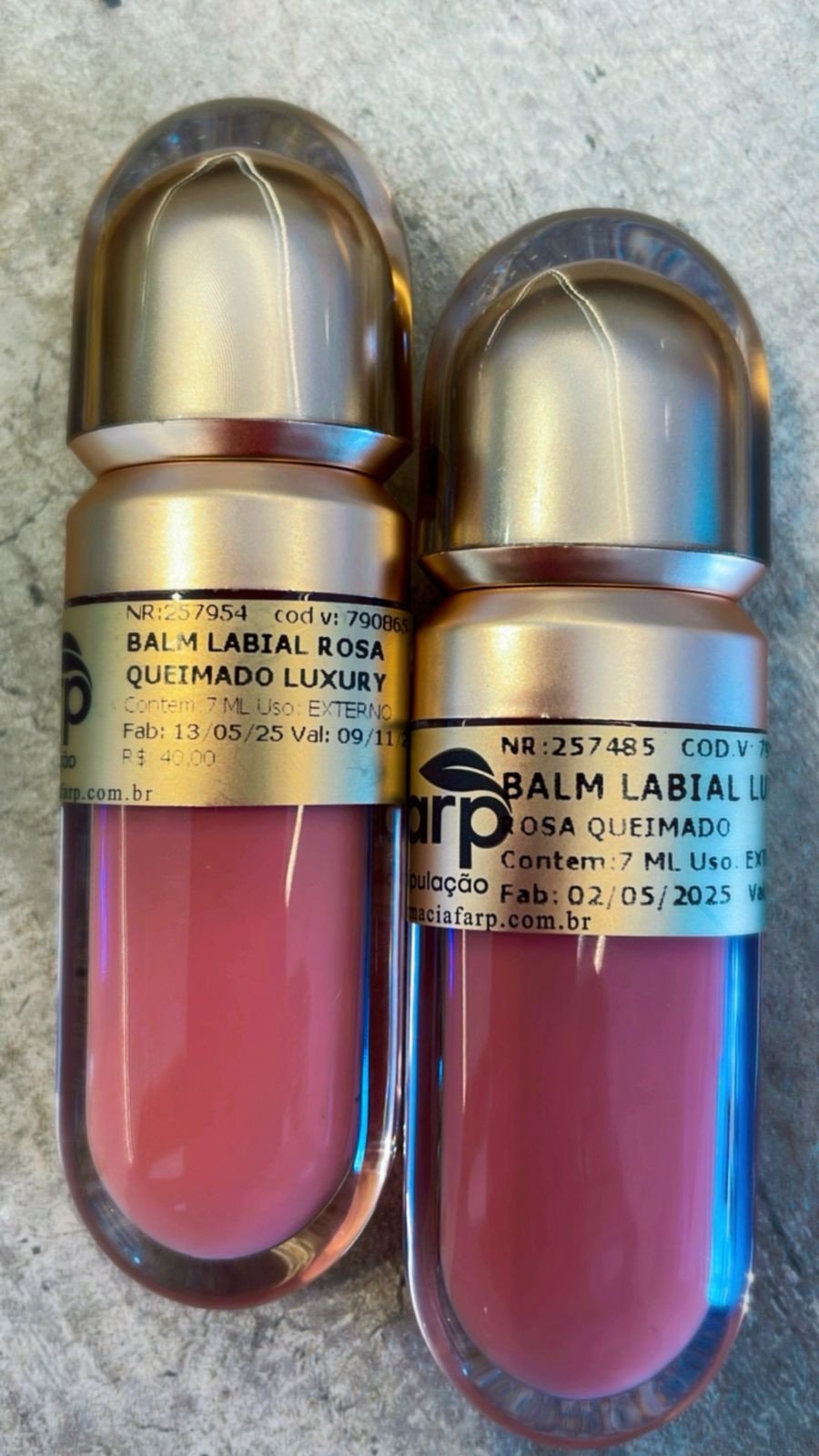 Balm labial Rosa Quimado Luxury (790865)