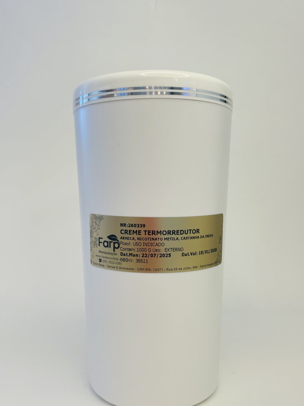 Creme Termo Redutor 1Kg