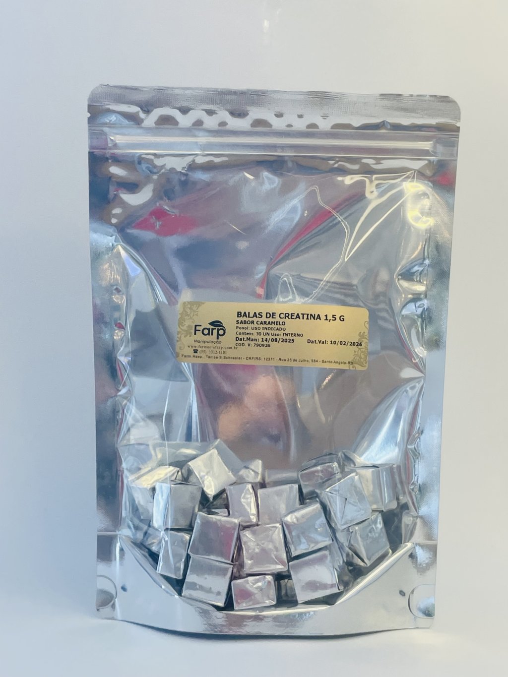 Creatina Balas de Caramelo 30 unidades