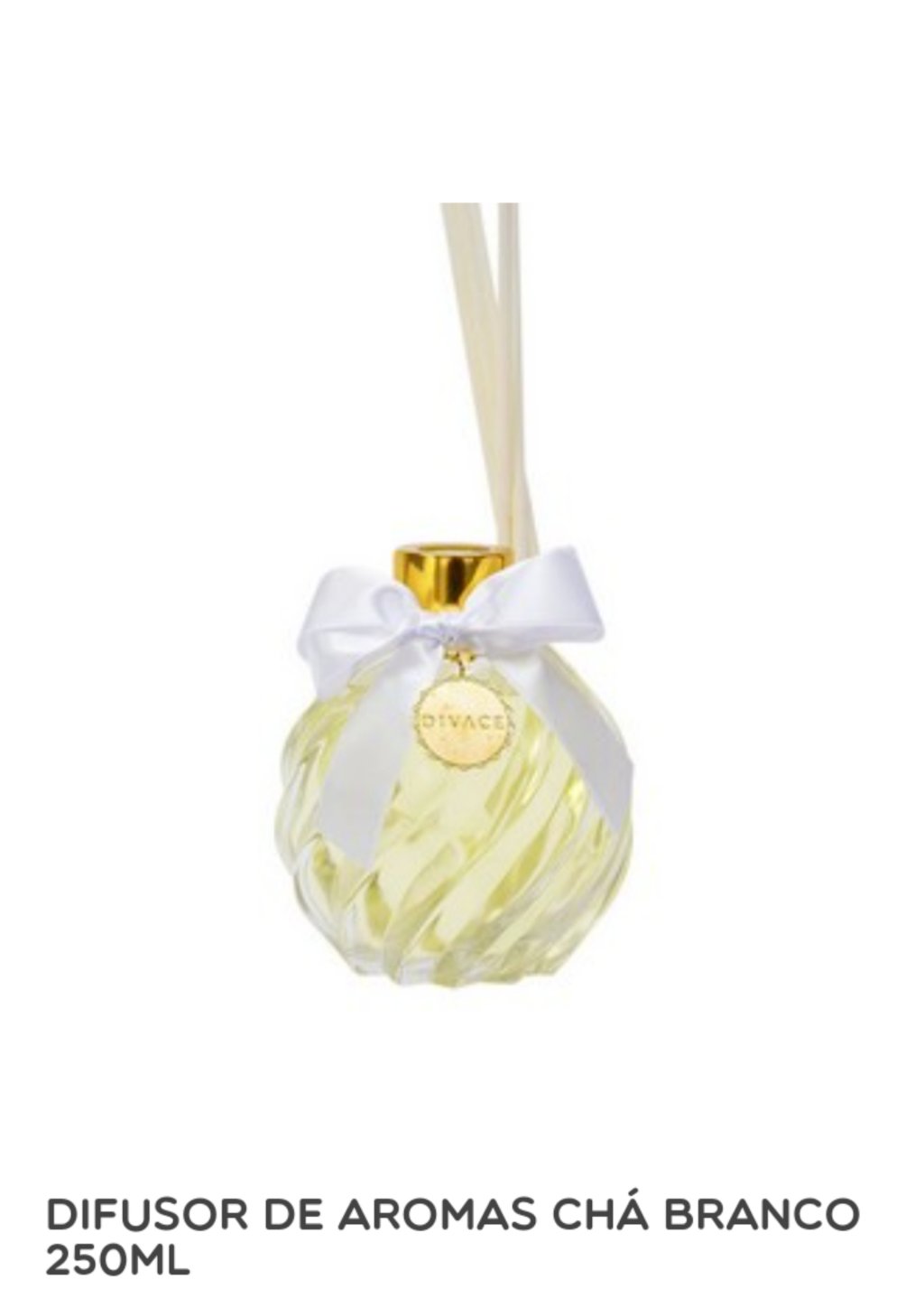 Difusor Aroma Cha Branco 