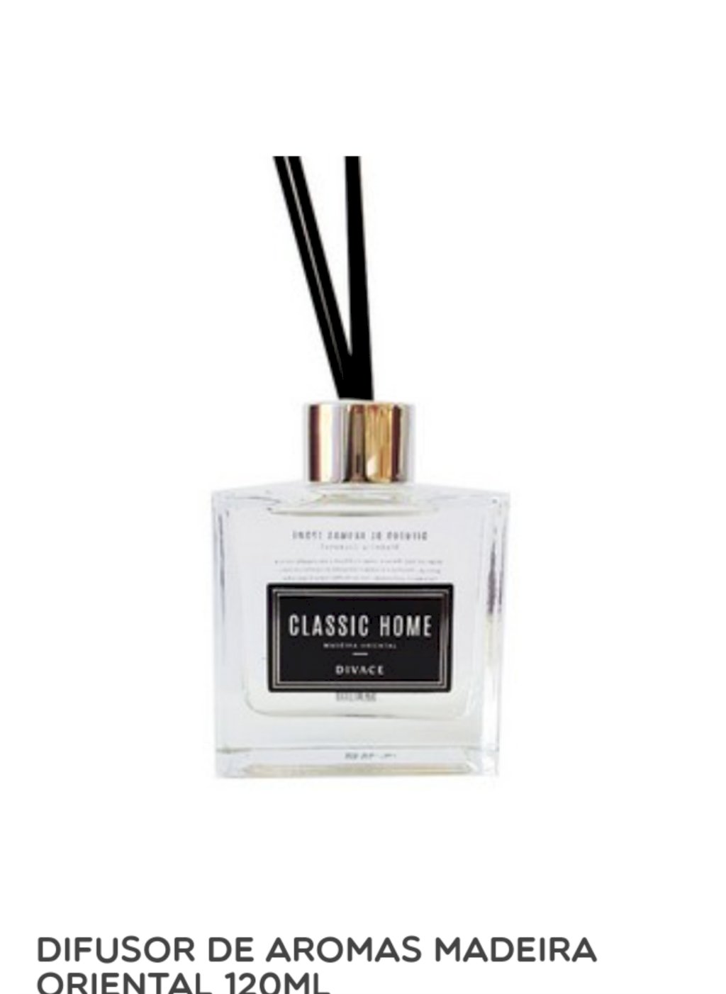DIFUSOR DE AROMAS MADEIRA ORIENTAL 120ML