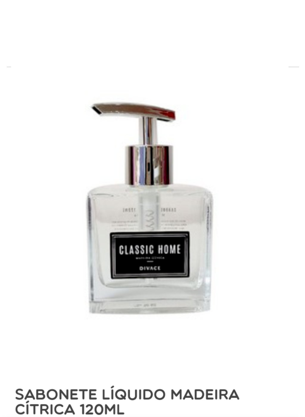 SABONETE LIQUIDO MADEIRA CITRICA