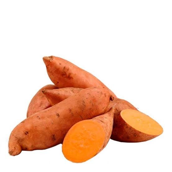 Batata doce laranja (meio quilo)