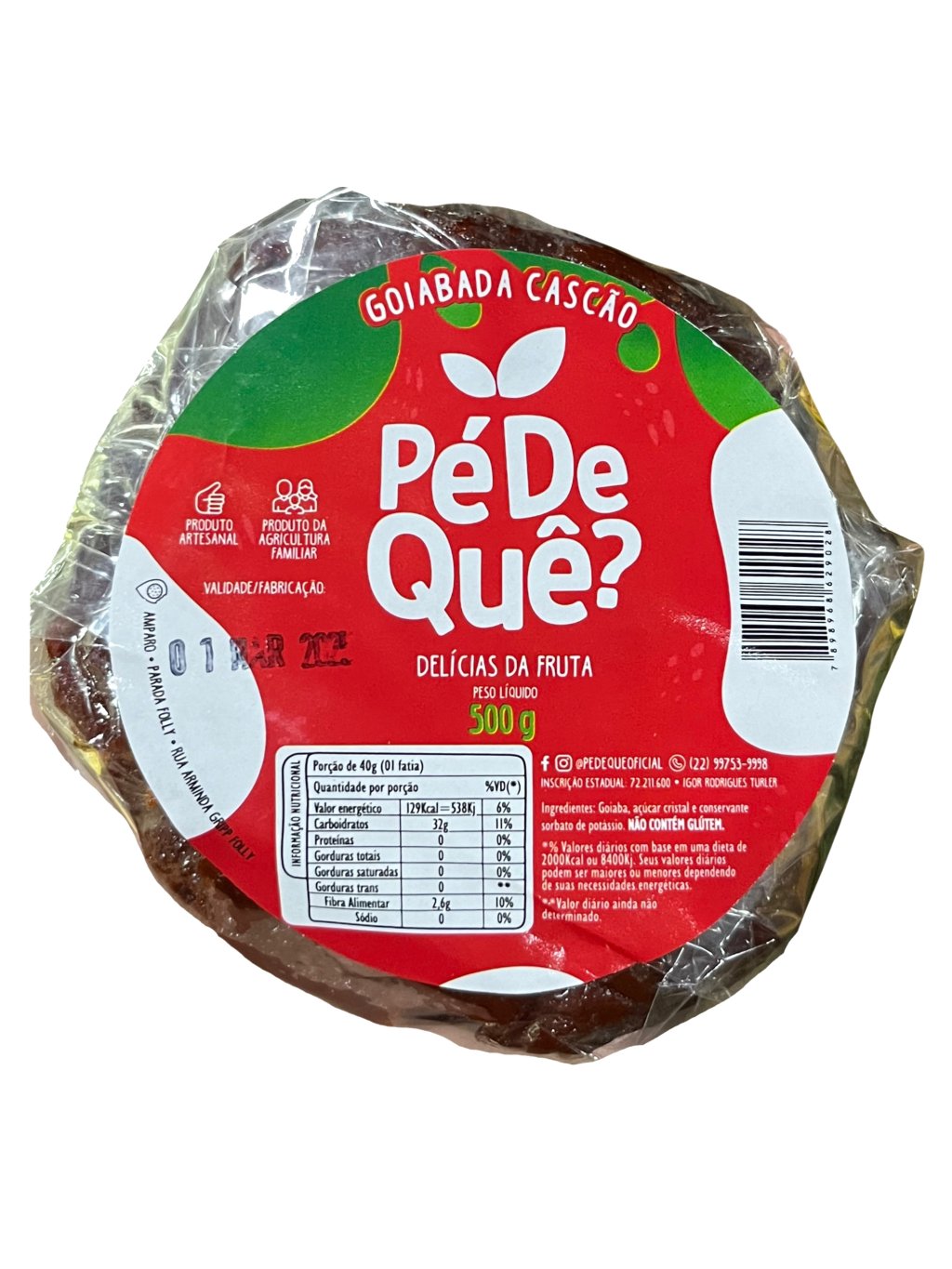 Goiabada cascão