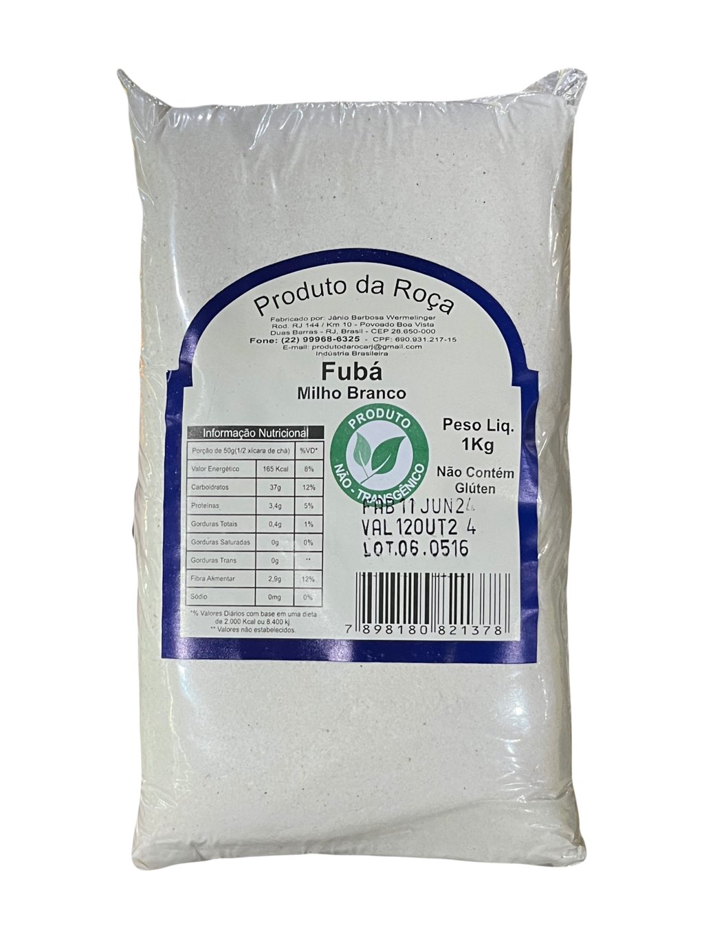 Fubá branco