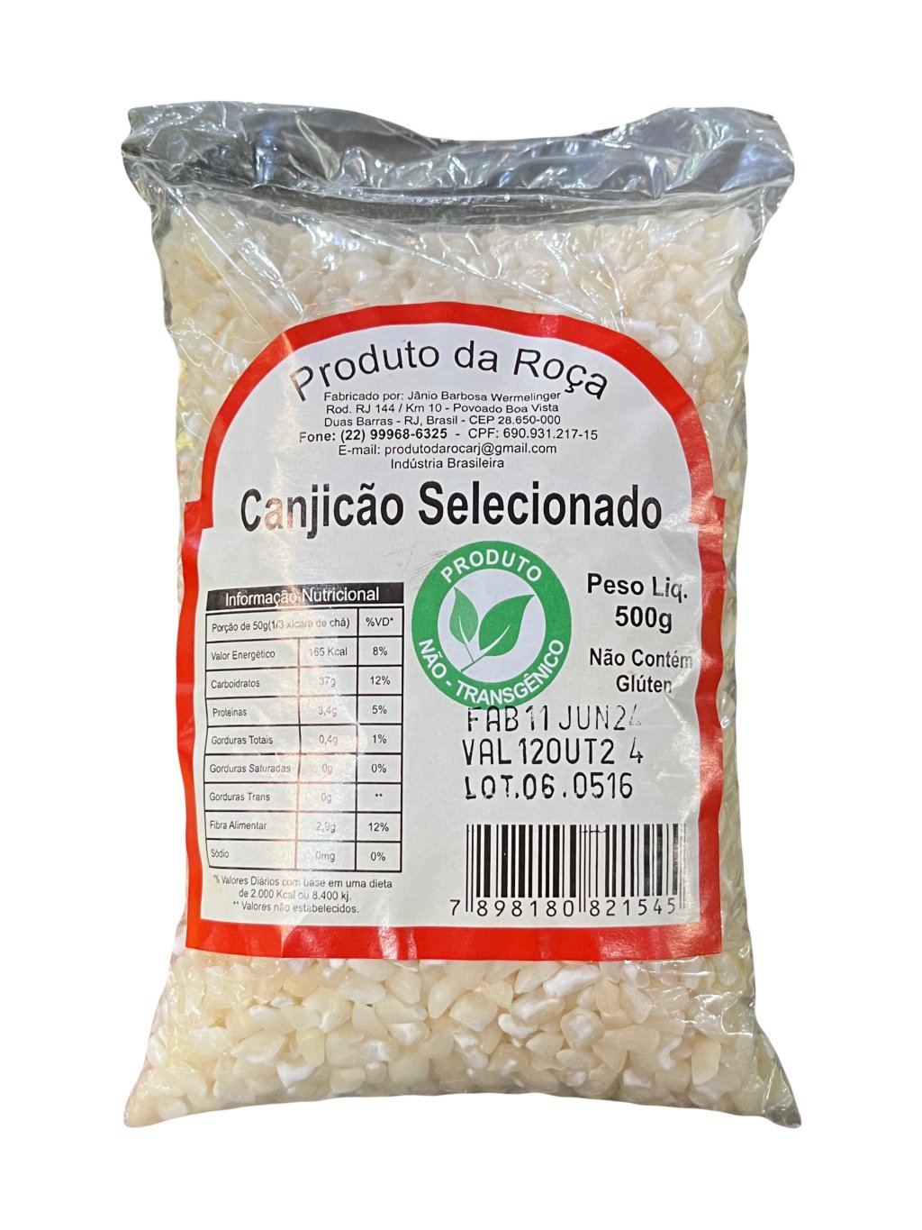 Canjicão selecionado (meio quilo)