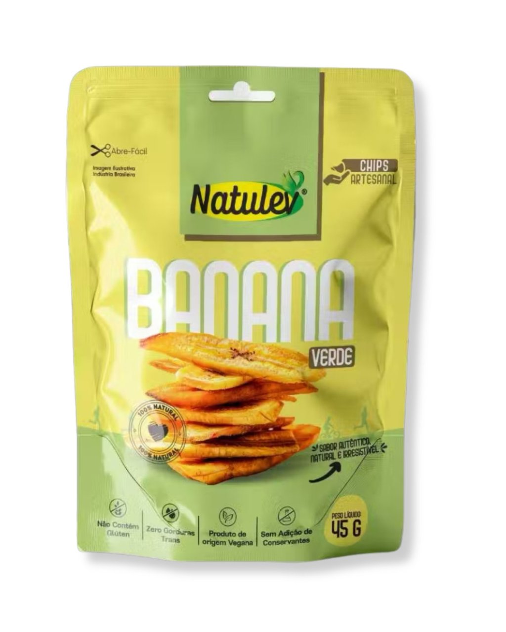 Banana verde chips