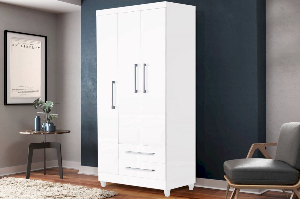 Guarda Roupa Paris 3 portas PR