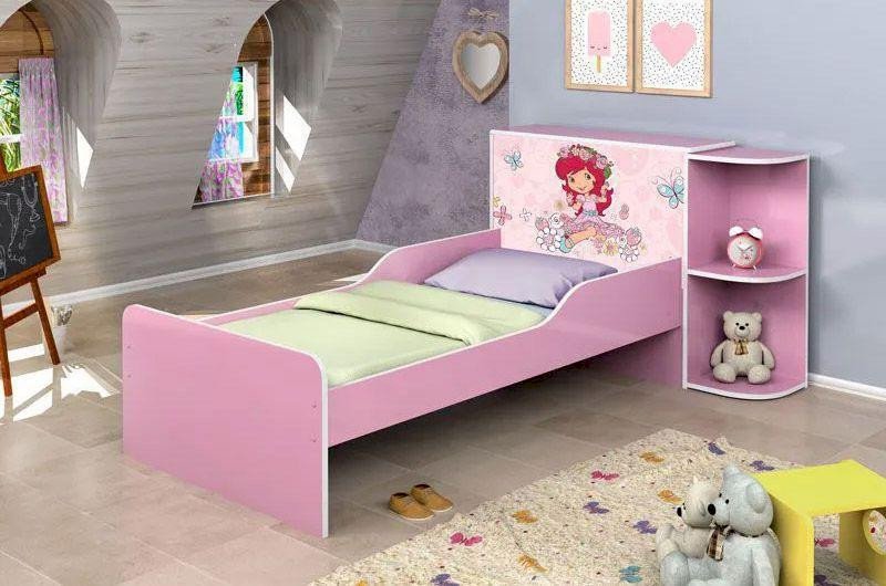 Cama Baú Infantil Liz Moranguinho SRNS