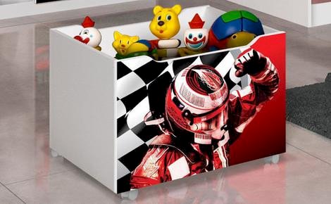 Caixa para Brinquedos Lara Formula/Moranguinho SR