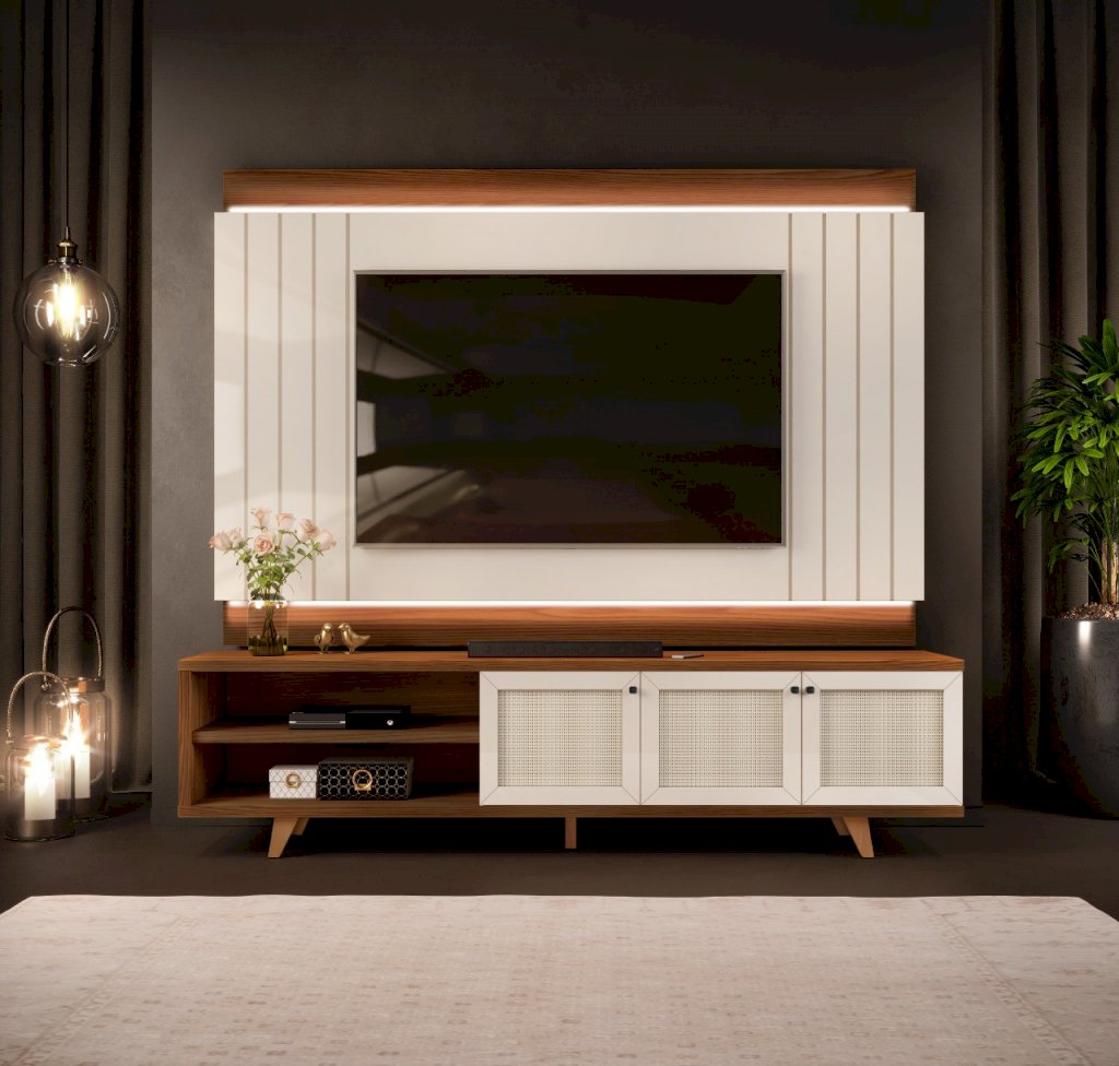 Rack + Painel Vintage PRTRRN