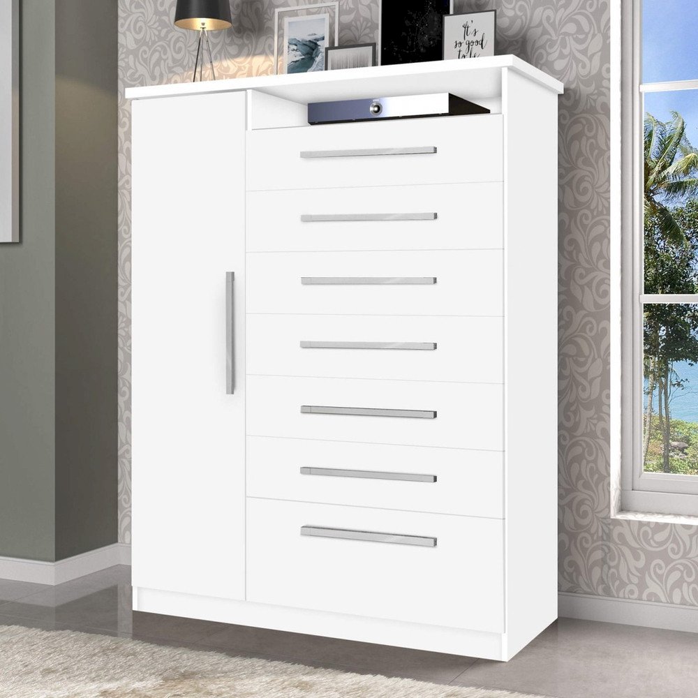 Cômoda Mega 1 porta e 7 gavetas SR 