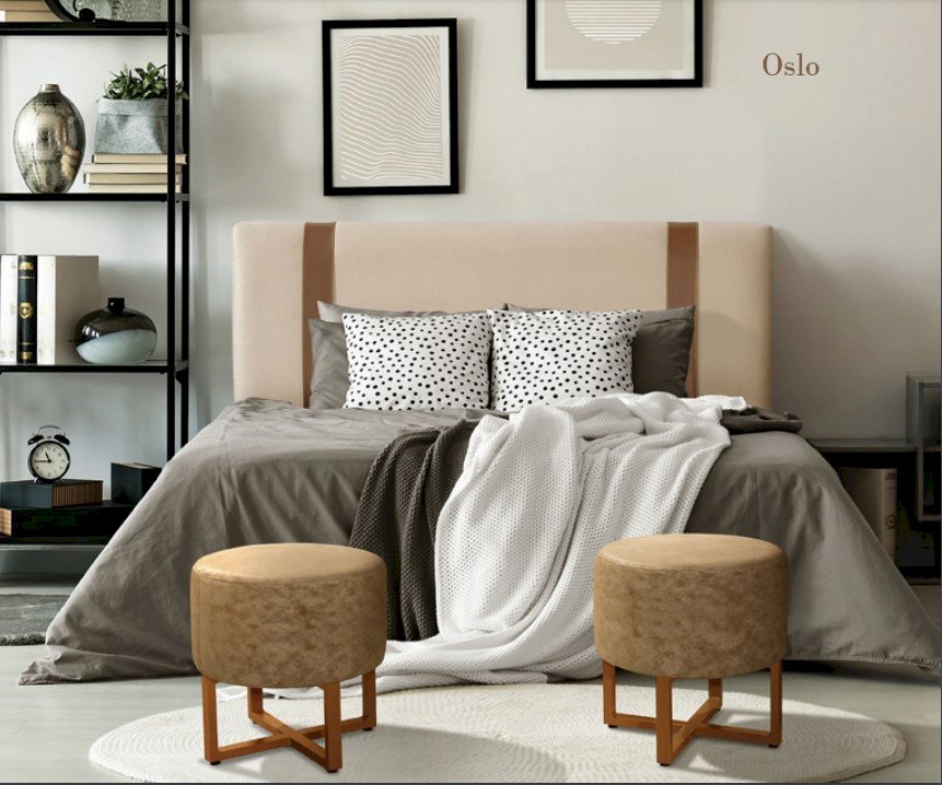 Cabeceira Painel Casal Oslo PR