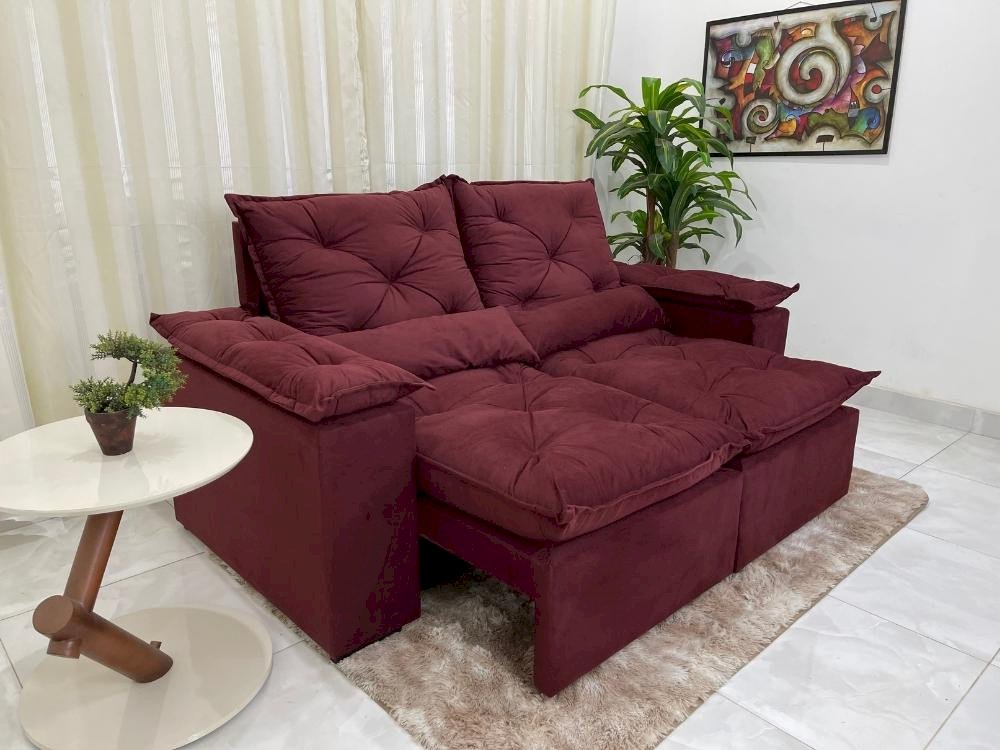 Sofá Retrátil Reclinável Grécia 2 m LD 