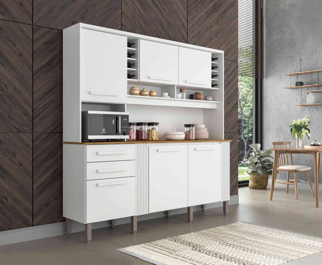 Kit Cozinha Catar 6P2G Salleto SR