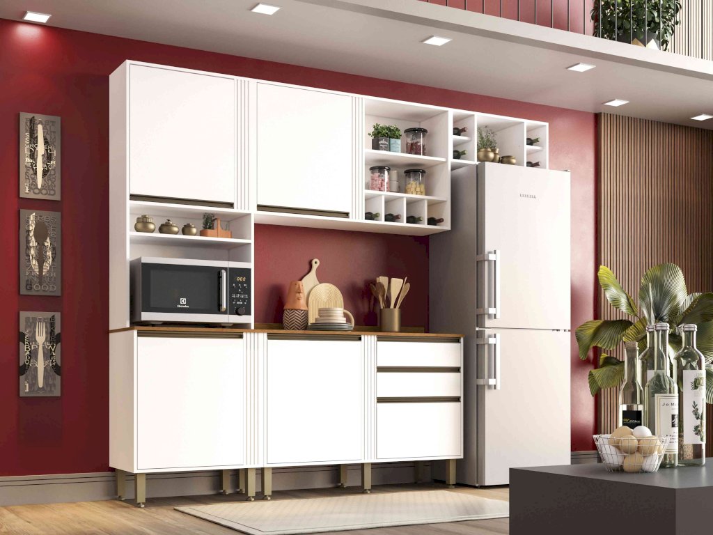 Cozinha Pérola 4 Pecas  Sallêto SR