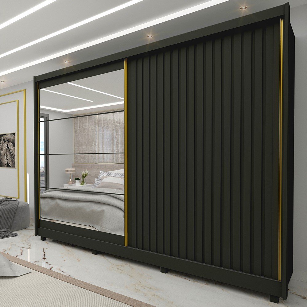 Guarda roupa  Apolo Ripado 2P Esp e Pés SR