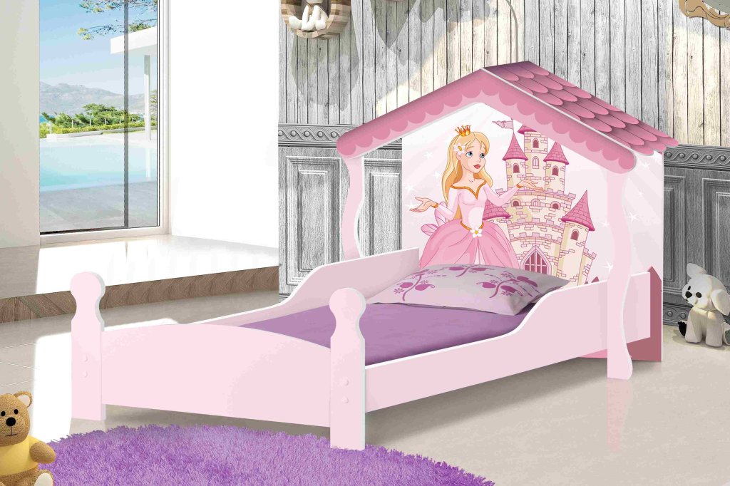 Cama Solteiro Casa Princesa SR