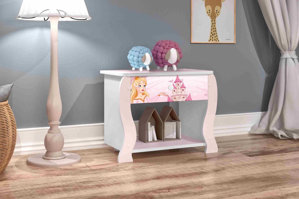 Mesa de Cabeceira Lara Princesa SR