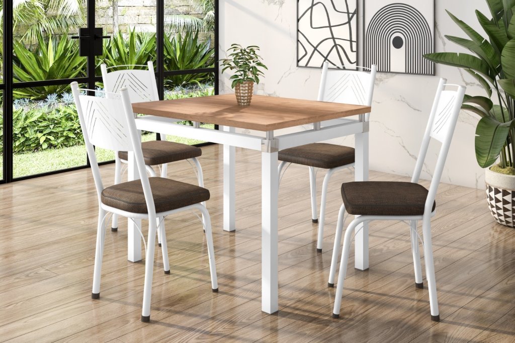 Mesa Malva 91x68 4 cadeiras 151 SR