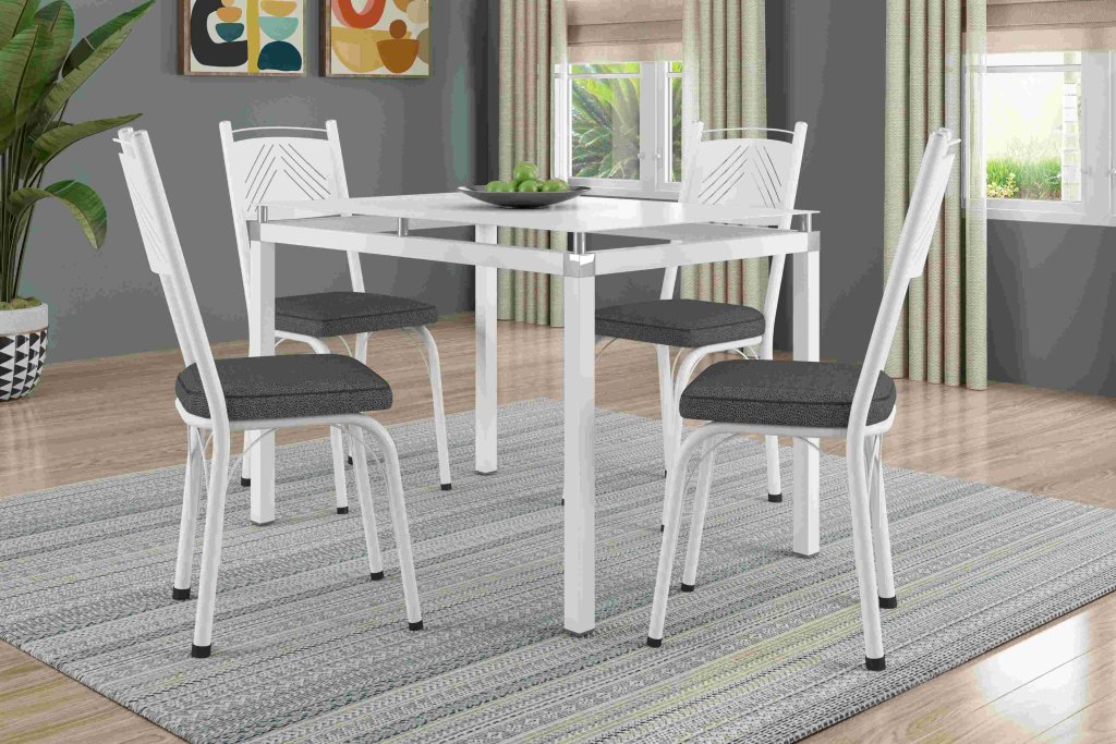 Mesa Malva 107x73 4 cadeiras 151 SR