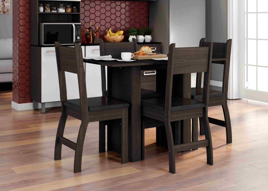 Mesa Milano com 4 Cadeiras SR