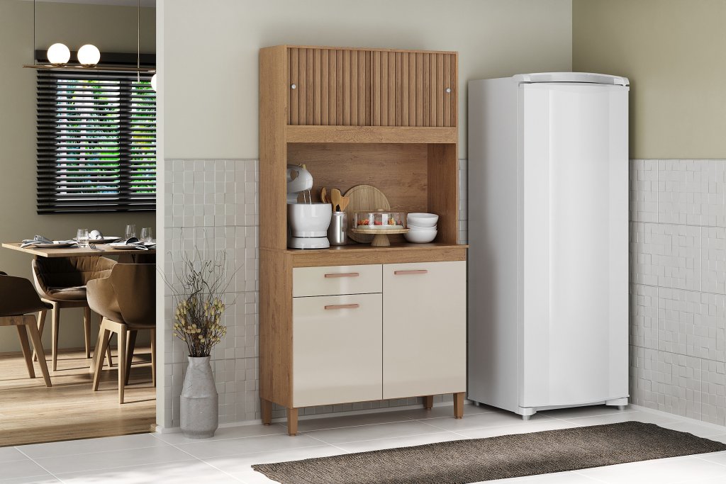 Kit Cozinha Ceará 4 portas 1 gaveta PR