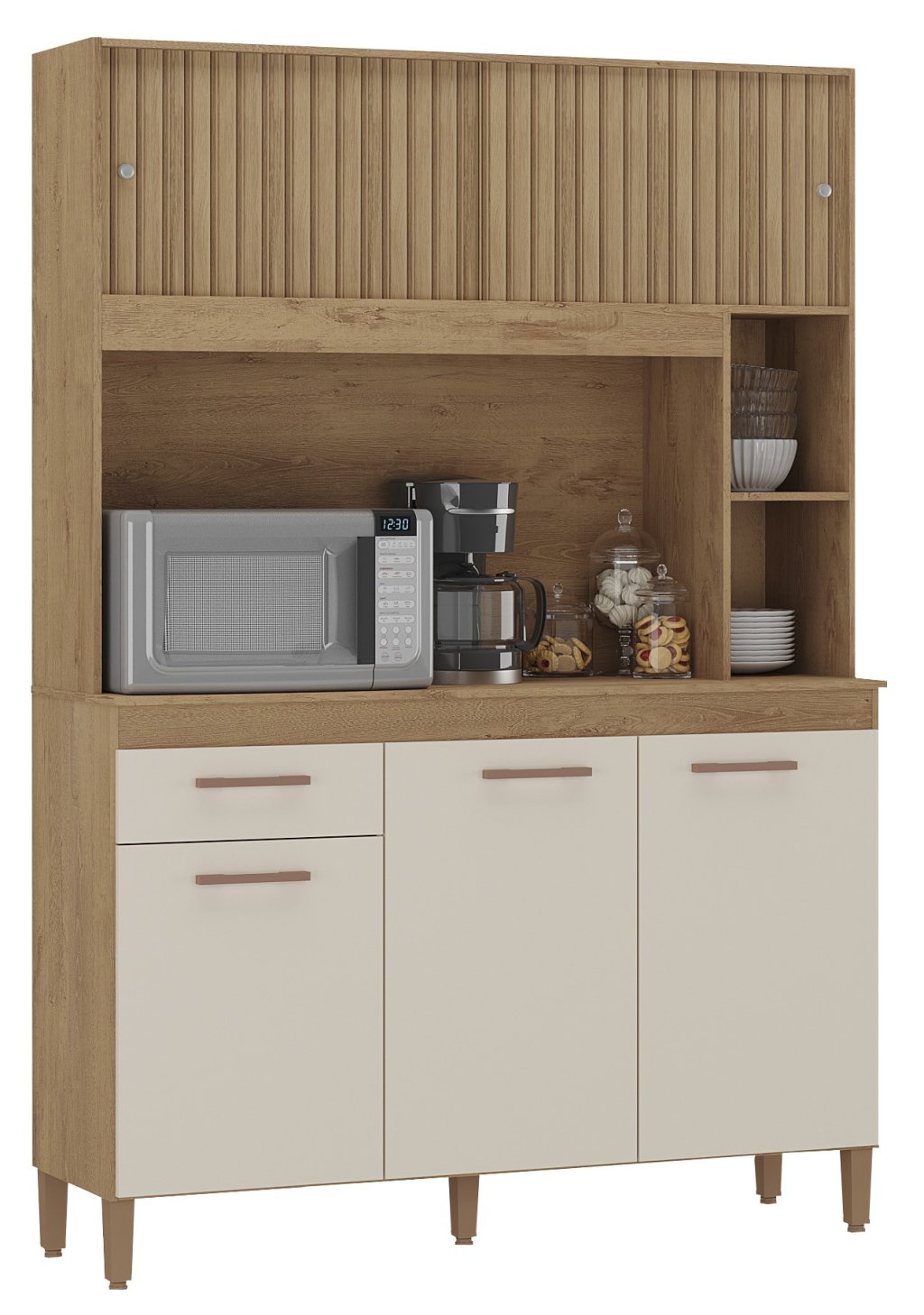 Kit Cozinha Ceará 5 portas 1 gaveta PR