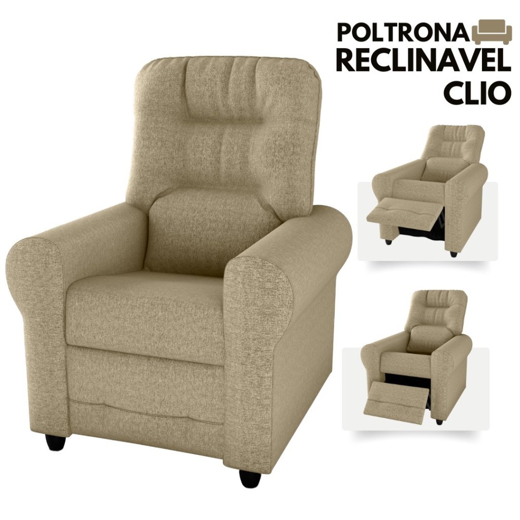 Cadeira Poltrona do Papai Reclinável Clio SR