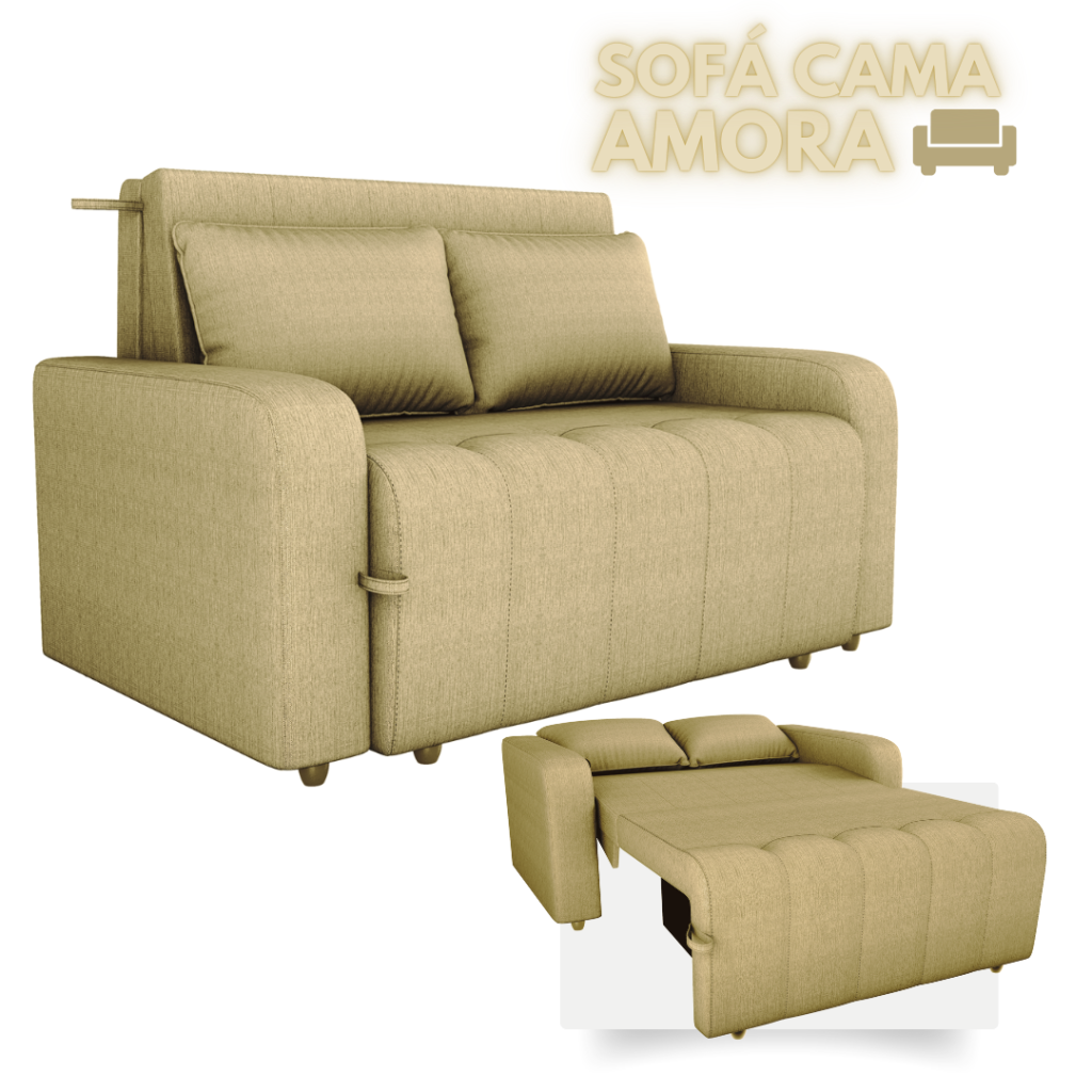 Sofá Cama MX Amora New Linho SR