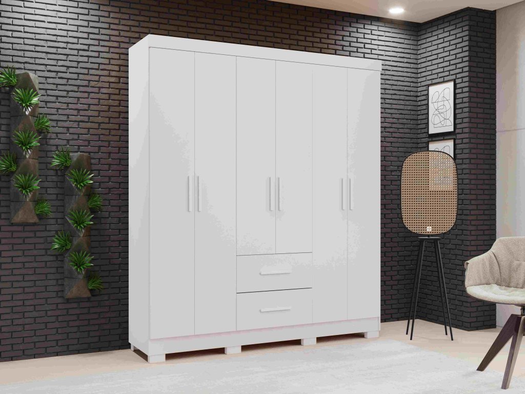 Guarda roupa Estrela Premium 6P2G SR