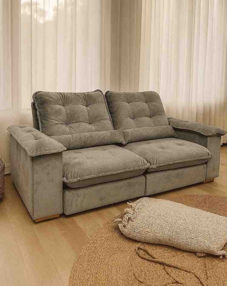 Sofá Retrátil Reclinável Gold 2,50m SR