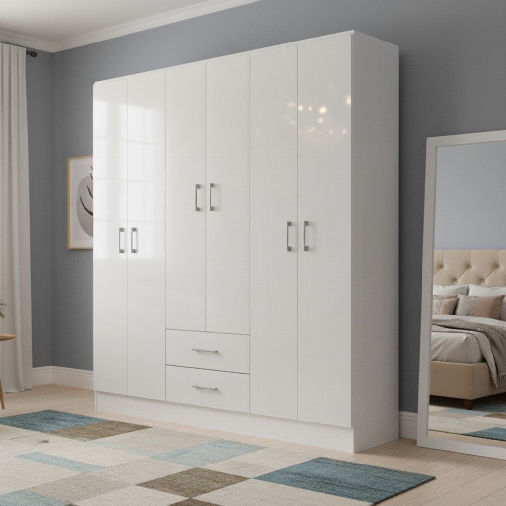 Guarda Roupa 6 Portas Jamaica 6002 1,34 m TT