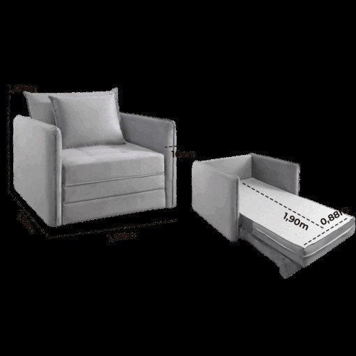 Sofá Cama Solteiro Noronha TT