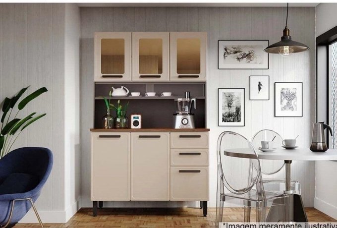 Kit Cozinha Aço Triplo Estilo SR