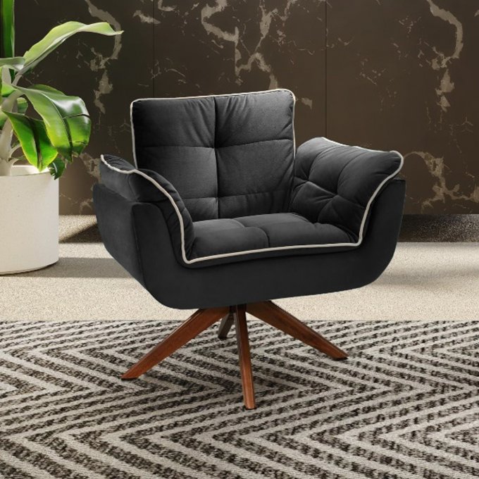 Poltrona Opala Giratória PR