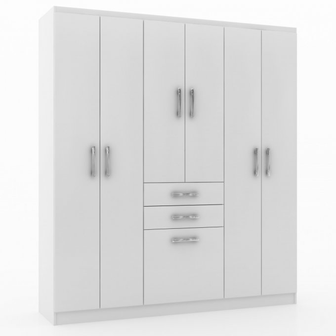 Guarda Roupa Cancun 6 portas PRMRSRNS