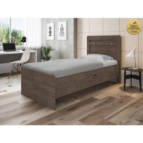 Cama de Solteiro com baú Larissa SRPR