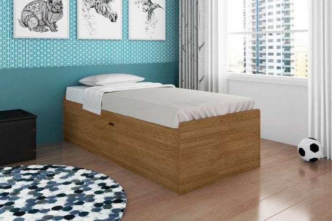 Cama Baú Camila de Solteiro SR