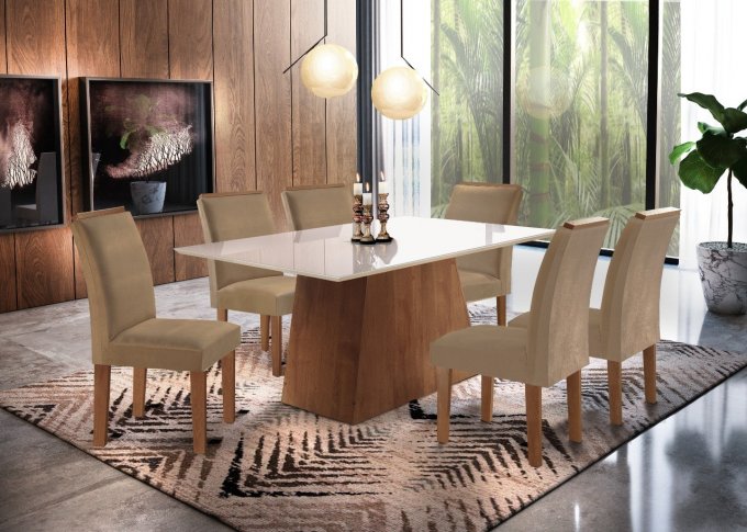 Mesa Sevilha com 6 cadeiras SR