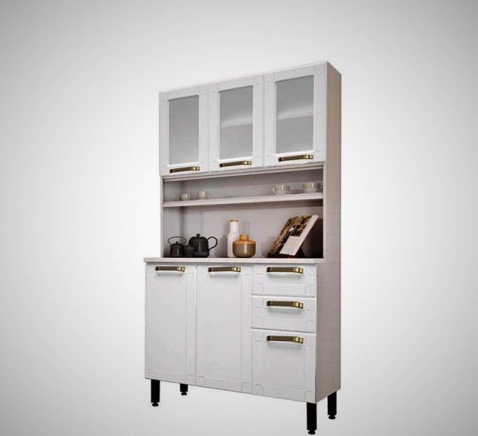 Kit de Cozinha Aço Triplo 6Pts 2Gvs Colors SR