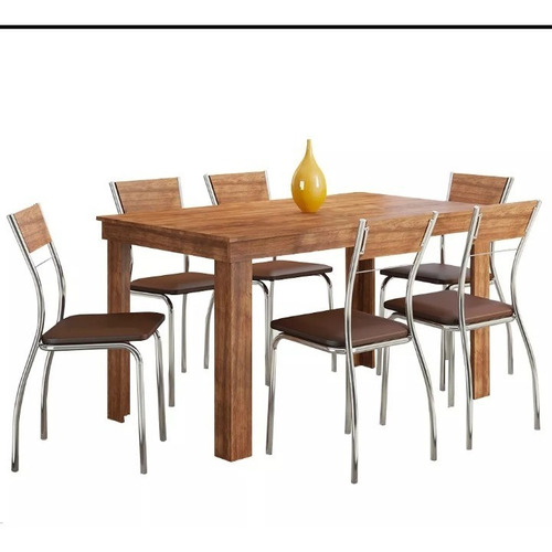 Mesa 1543 com 6 cadeiras 1721 TR