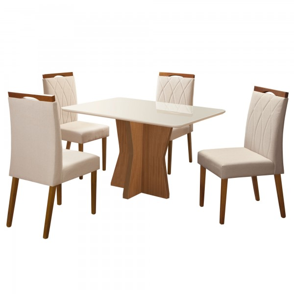 Mesa Agave com 4 cadeiras Bia MR