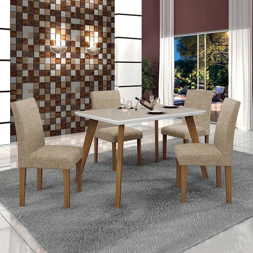 Mesa 4 Cadeiras Lavínia PR
