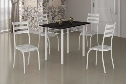 Mesa Retangular Ipanema c/ Tampo de Granito PR/MV/RN